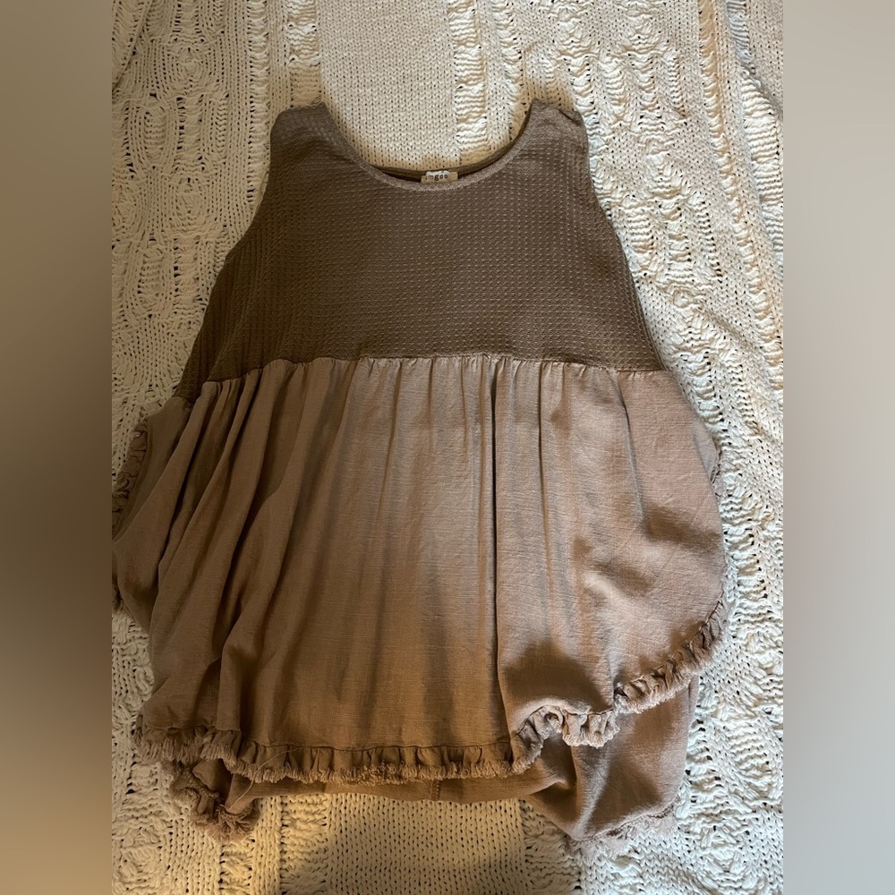 Light brown tank top